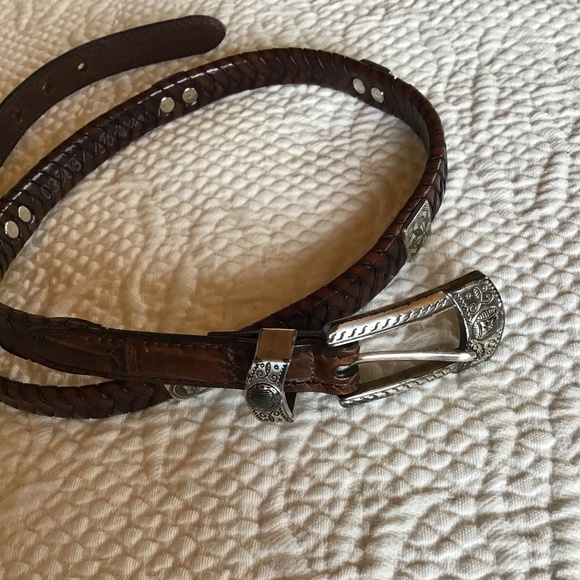 Brighton leather braided belt - Picture 2 of 5